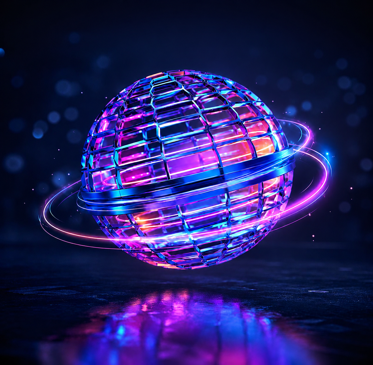 Gravity Defying Flying Spinner Ball