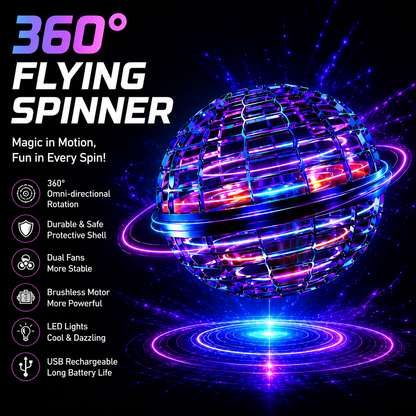 Gravity Defying Flying Spinner Ball